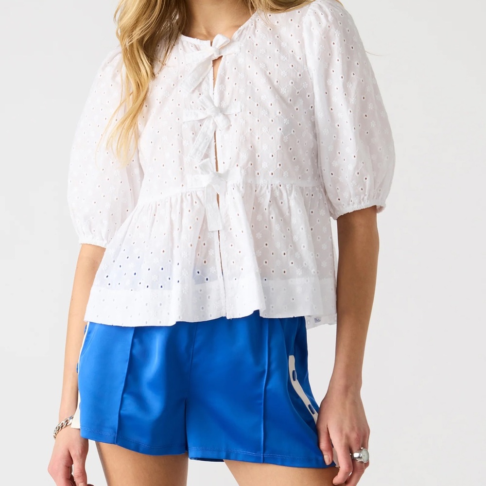 Steve Madden - Paula Top White - Size XL